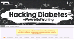 Desktop Screenshot of hackingdiabetes.org