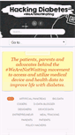 Mobile Screenshot of hackingdiabetes.org