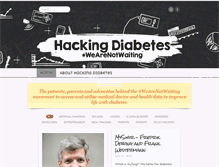 Tablet Screenshot of hackingdiabetes.org